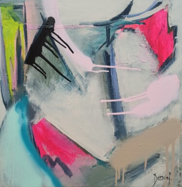 Peinture intitulée "For Intérieur 10" par Delphine Dessein, Œuvre d'art originale, Acrylique Monté sur Châssis en bois