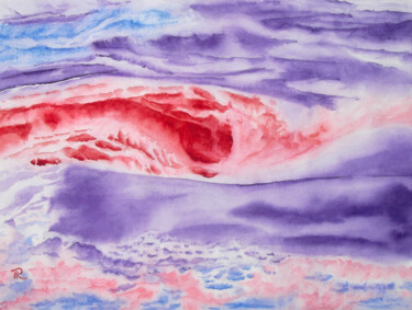 Peinture intitulée "AQUARELLE originale…" par Isabelle Redonnet, Œuvre d'art originale, Aquarelle