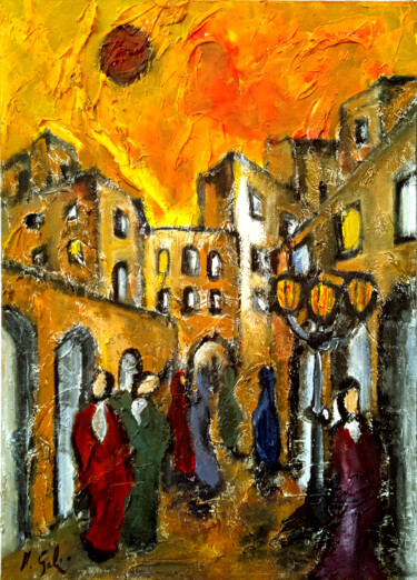 Old Fashion - Op.4 Peinture intitulée "Old Fashion - Op.4" par Michele Giuliani, Œuvre d'art originale, Acrylique