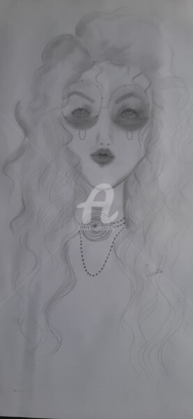 图画 标题为“SHADES OF HER!” 由Blackbeauty13, 原创艺术品, 铅笔