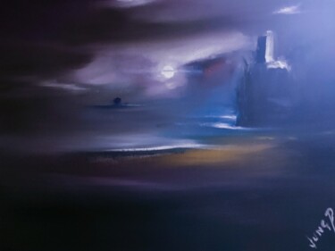 Peinture intitulée "Wonderful tonight #…" par Pascal Jung, Œuvre d'art originale, Huile