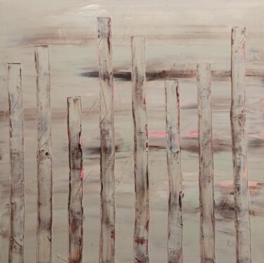 Peinture intitulée "Libération 55" par Delphine Dessein, Œuvre d'art originale, Acrylique Monté sur Châssis en bois