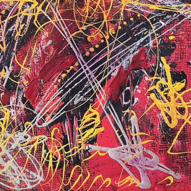 Peinture intitulée "Portrait d'artiste…" par Âme Sauvage, Œuvre d'art originale, Acrylique Monté sur Châssis en bois