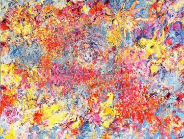 Painting titled "Le Tourbillon" by Nicole Azoulay, Original Artwork, Acrylic