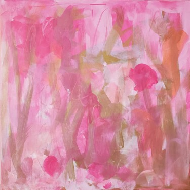 Peinture intitulée "The Feeling Is Mutu…" par Joyce Fournier, Œuvre d'art originale, Acrylique Monté sur Châssis en bois
