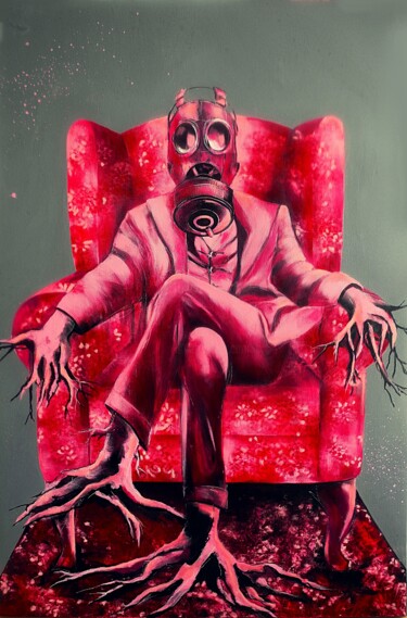 Peinture intitulée "METAMORPH" par Ute Kleist, Œuvre d'art originale, Acrylique