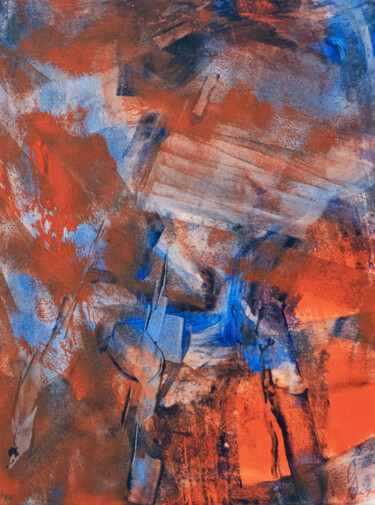 Malerei mit dem Titel "Desert Storm" von Sergey Sovkov, Original-Kunstwerk, Acryl