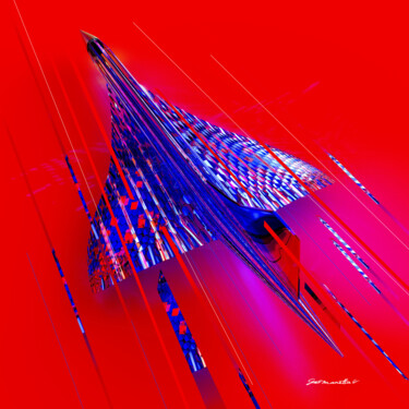 Arts numériques intitulée "art cristal" par Gio Manetta, Œuvre d'art originale, Peinture numérique