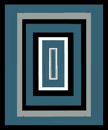 "Color Shift in Rect…" başlıklı Dijital Sanat Ken Lerner tarafından, Orijinal sanat, 2D Dijital Çalışma