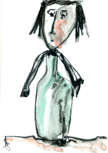 Painting titled "215" by Anaïsberg, Original Artwork, Watercolor