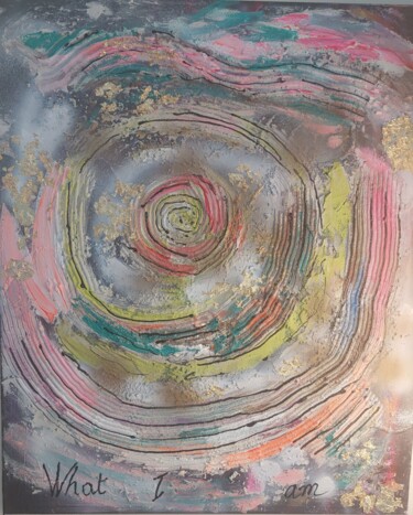 Peinture intitulée "What I am" par Crealignes By Cin, Œuvre d'art originale, Acrylique