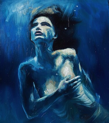 绘画 标题为“Underwater” 由Yulia Varlamova, 原创艺术品, 油