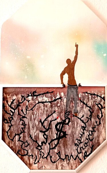 Peinture intitulée "Renaissance" par Mike, Œuvre d'art originale, Acrylique