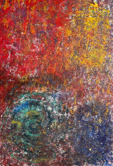 Schilderij getiteld "Deep Into The Unive…" door Karin Volo (Bringing Joy Art), Origineel Kunstwerk, Acryl