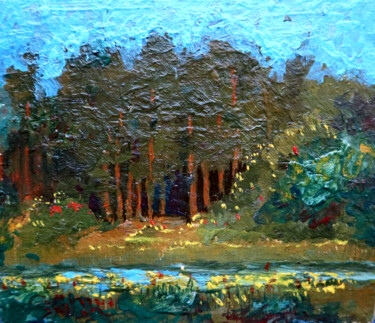 Painting titled "Forest 2" by Rakhmet Redzhepov, Original Artwork, Acrylic