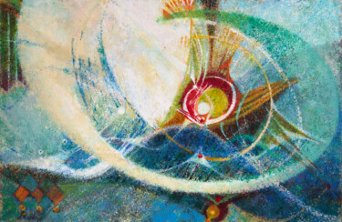 Peinture intitulée "Marine : La vague" par Raphy, Œuvre d'art originale, Huile Monté sur Châssis en bois