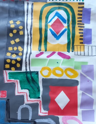 Collages titled "Collage 2" by Ronnie Kolner, Original Artwork, Collages
