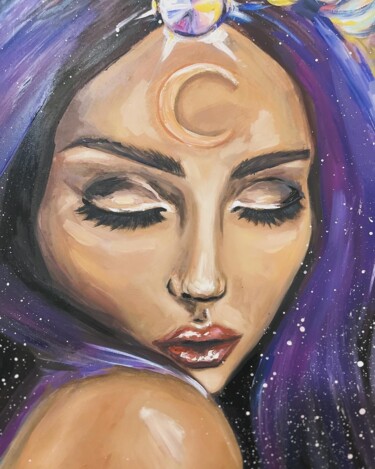 绘画 标题为“universe” 由Katrin Gergert, 原创艺术品, 油