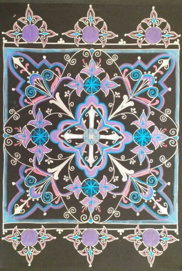 图画 标题为“CHANT FARSI” 由Karima Cresp, 原创艺术品, 丙烯
