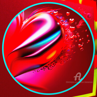 Digital Arts titled "HEARTS AND ARTS" by Morten Klementsen, Original Artwork, Digital Painting