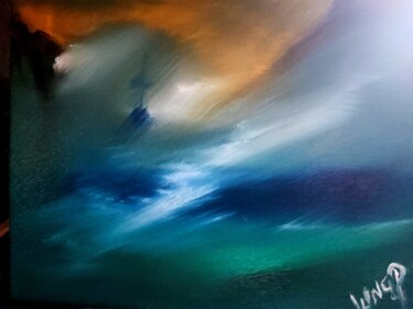 Peinture intitulée "Piège en eaux troub…" par Pascal Jung, Œuvre d'art originale, Huile