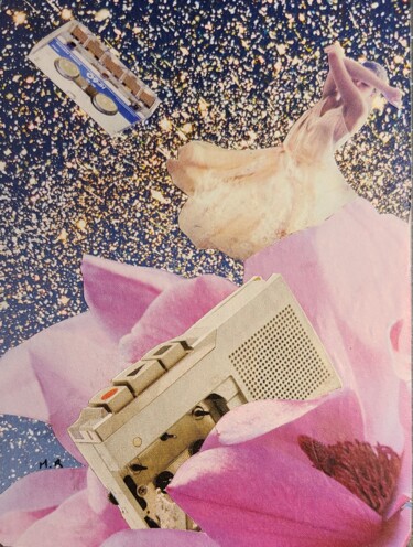 Collages intitulée "Chanson" par Marion Revoyre, Œuvre d'art originale, Collages
