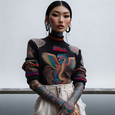 数字艺术 标题为“Photoshooting outdo…” 由Александр Погодин, 原创艺术品, AI生成的图像