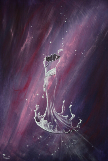 Peinture intitulée "sublime" par Patricia Blondel, Œuvre d'art originale, Acrylique Monté sur Panneau de bois