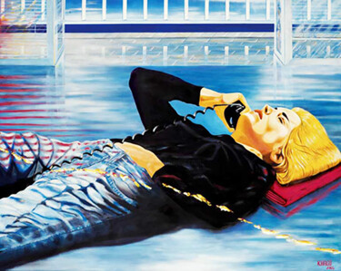 绘画 标题为“Sharon Stone by pho…” 由Master Phago, 原创艺术品, 丙烯