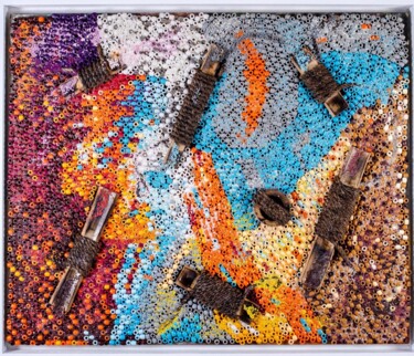 Collages intitulée "ROADS TO FREEDOM" par Boladale Ige (Boladaleart), Œuvre d'art originale, Collages