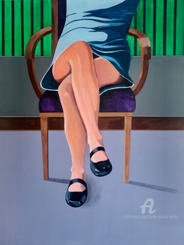 Peinture intitulée "The Legs" par Paddy Manlay (Paddy), Œuvre d'art originale, Acrylique Monté sur Châssis en bois