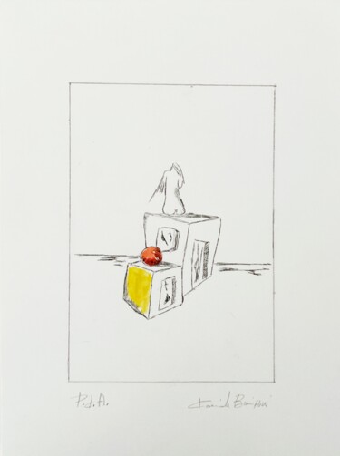 I Pensieri (01) 印花与版画 标题为“I Pensieri (01)” 由Daniele Bonizzoni, 原创艺术品, 蒙纳