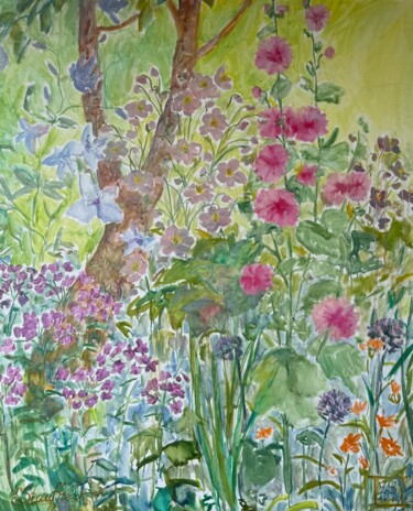 绘画 标题为“Juli Garden” 由Elena Stauffer, 原创艺术品, 油