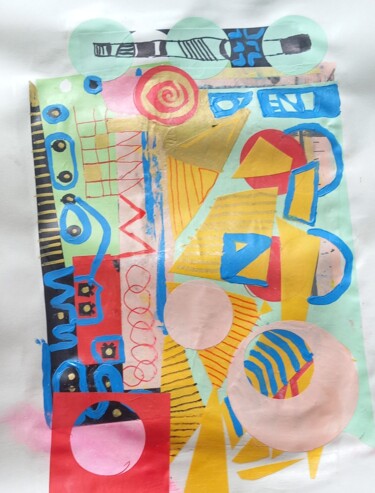 Collages titled "Collage 10" by Ronnie Kolner, Original Artwork, Collages