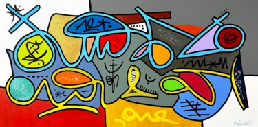 Peinture intitulée "ZINGO" par Perrotte, Œuvre d'art originale, Acrylique Monté sur Châssis en bois