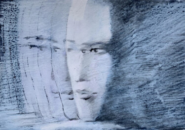 Dessin intitulée "Shimmer" par Elizaveta Tulchinskaya, Œuvre d'art originale, Aquarelle