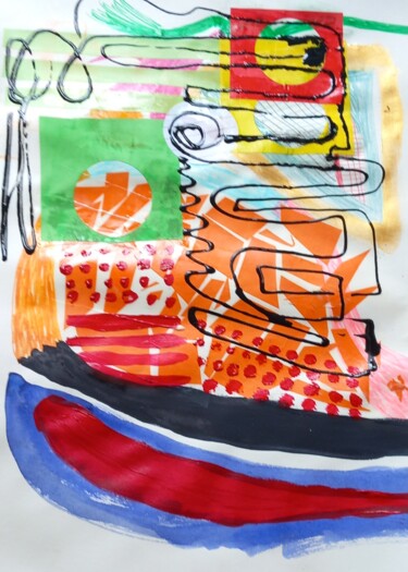 Collages titled "Collage 11" by Ronnie Kolner, Original Artwork, Collages