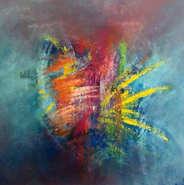 Peinture intitulée "ABSTRACT X" par Michel Pawlak, Œuvre d'art originale, Acrylique