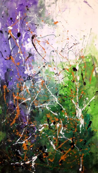 Painting titled "Natural XXL" by Floria Rey, Original Artwork, Acrylic