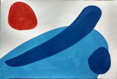 Schilderij getiteld "The nose" door Pavlo Ponomarenko, Origineel Kunstwerk, Acryl