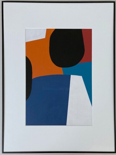 Pintura intitulada "Colourful dialogues" por Sylvie Hamou, Obras de arte originais, Acrílico Montado em Cartão