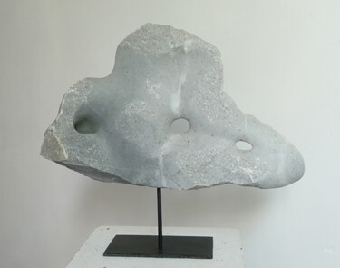 Sculpture titled "Nuage IV" by Laurent Boucheron, Original Artwork, Stone