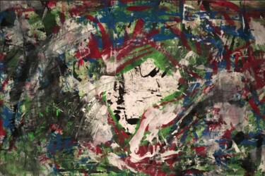 Painting titled "Punk Snoopy PIPALON…" by Thorsten Björn Heinz Daume (Pipalongstrumpf), Original Artwork, Acrylic