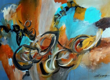Pittura intitolato "Dld32096g" da Eugenia Delad, Opera d'arte originale, Acrilico