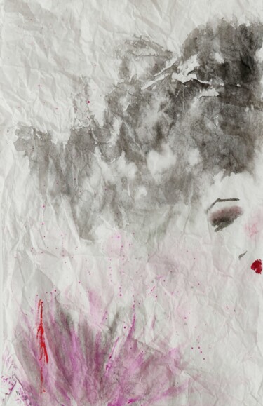 Soirée ennuyeuse Zeichnungen mit dem Titel "Soirée ennuyeuse" von Olesya Nikolaeva, Original-Kunstwerk, Tinte
