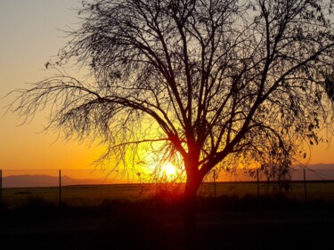 Photography titled "Rest Stop Sunset Si…" by Troy Wilson-Ripsom, Original Artwork, Digital Photography