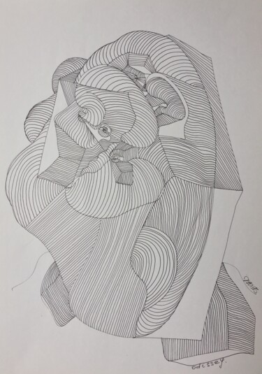 Tekening getiteld "Nuestro Norte es el…" door Sever, Origineel Kunstwerk, Marker
