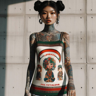数字艺术 标题为“Posing against a co…” 由Александр Погодин, 原创艺术品, AI生成的图像