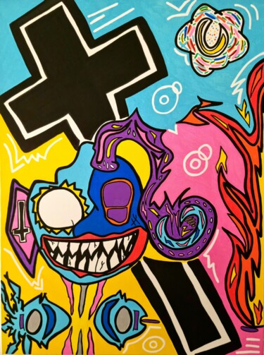 "The Story of Chaos" başlıklı Tablo Mahrk Gotié tarafından, Orijinal sanat, Akrilik Ahşap Sedye çerçevesi üzerine monte edil…