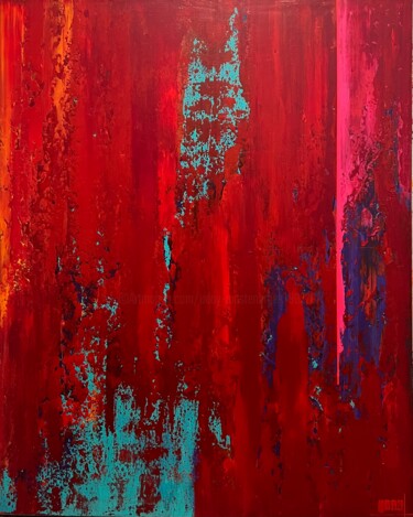 Schilderij getiteld "Field of Noise/Dipl…" door Uday Mastenbroek, Origineel Kunstwerk, Acryl